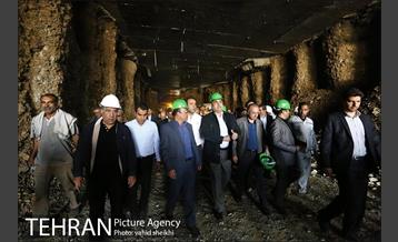 بازدیدشهردار تهران از پروژه های زیرگذر گیشا و استاد معین 7