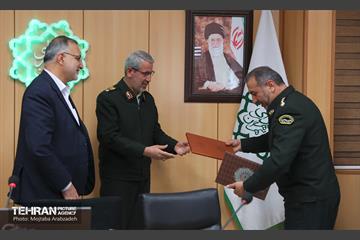 مراسم معارفه فرمانده یگان حفاظت شهرداری تهران 11