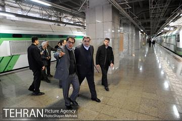 بازدید شهردار تهران از مترو خط 5 11