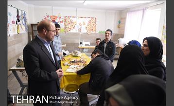 دیدار دکتر قالیباف از مدرسه استثنایی توحید 9