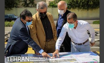 بازدید مدیران شهری تهران از پروژه باغ راه حضرت فاطمه(س) 6