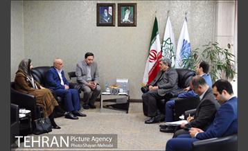 دیدار فواد بلوق شهرداربعلبک با پیروز حناچی شهردار تهران 1