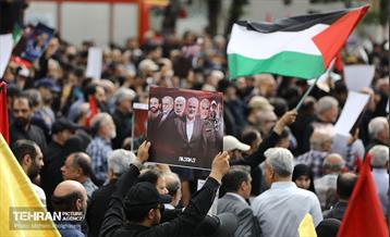 تشییع پیکر شهید اسماعیل هنیه در تهران - 2 39