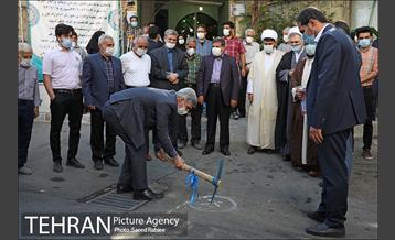 آئین آغاز عملیات اجرایی پروژه شبکه آب های سطحی و بهسازی محله کن 23