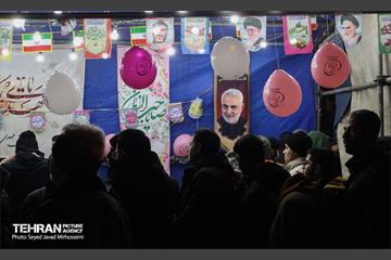 نورافشانی میدان ولیعصر(عج) به مناسبت نیمه شعبان 2