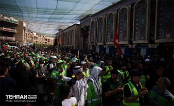 دسته عزاداری پاکبانان شهر تهران در کربلا 17