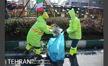 خدمات رسانی شهرداری تهران در راهپیمایی 22 بهمن 17