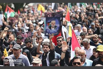 تشییع پیکر شهید اسماعیل هنیه 12
