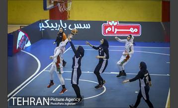 دیدار تیم های بسکتبال مهرام و گاز تهران 5