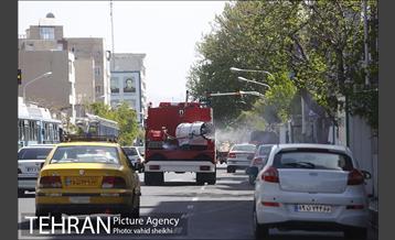 عملیات ضدعفونی محدوده مرکزی تهران 20