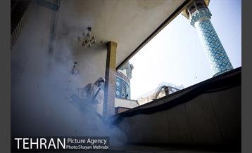 عملیات ضدعفونی امامزاده صالح(ع) 28