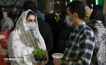 لحظه سال تحویل در حرم امام زاده صالح(ع) 3