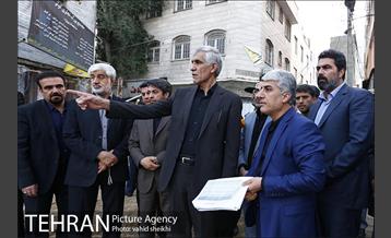 بازدید شهردار تهران از پروژه های منطقه 17 4