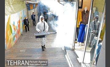 ضدعفونی و پاکسازی بازار تجریش-2 32