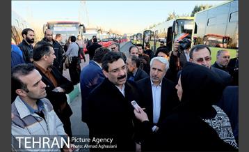 بهره برداری از ۲۴ دستگاه اتوبوس جدید در ناوگان حمل و نقل عمومی تهران 14