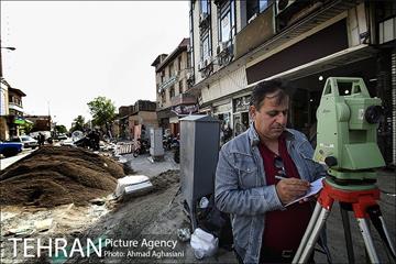 سنگ فرش خیابان پامنار‎ 29