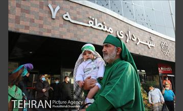 برگزاری اعزای حسینی در بوستان قصر منطقه هفت 6