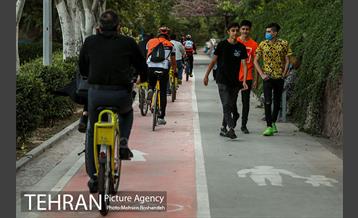 افتتاح مسیر ویژه دوچرخه بوستان گفتگو 16