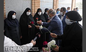 بازدید دکتر زالی از بهشت زهرا(س) 17