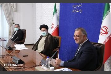 دیـدار شـهردار و معاونین شهرداری تهران با رئیس جمهور 1