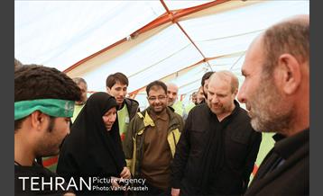 بازدید دکتر قالیباف از موکب جنت الزهرا (س) در کربلا 14