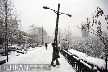 بارش برف زمستانی در تهران 4