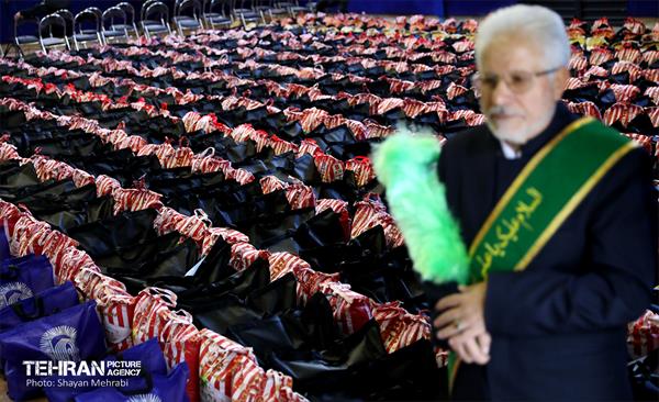 آئین اهدا 1100 بسته معیشتی در منطقه 3 شهرداری تهران 16