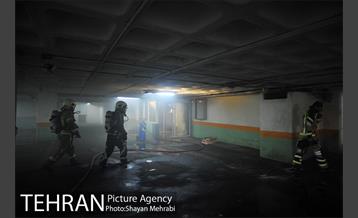 آتش سوزی در ساختمان برق حرارتی 44