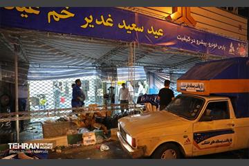 خدمات شهرداری تهران در پایان جشن غدیر 5