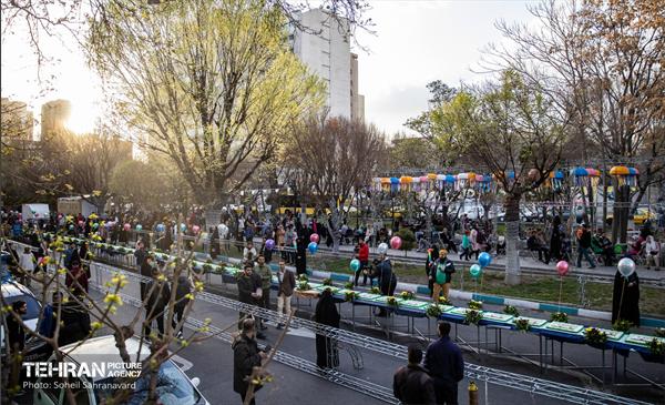 جشن تولد امام حسن (ع) در بلوار کشاورز 18