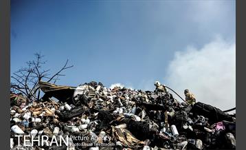 آتش سوزی انبار کالا در خیابان فداییان اسلام 9