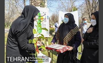 مراسم روز درختکاری در منطقه 7