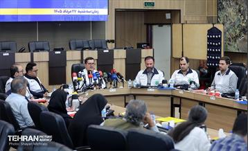 نشست خبری رئیس سازمان پیشگیری و مدیریت بحران شهر تهران 25