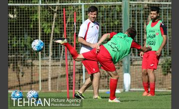 تمرین تیم فوتبال پرسپولیس