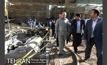 بازدید شهردار تهران از روند بازسازی و مرمت خانه باغ اتحادیه 22