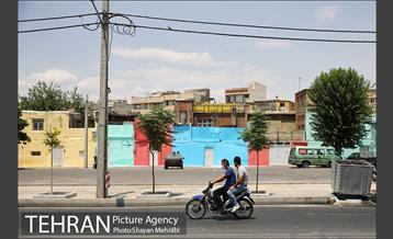 دیوار های رنگی محله هرندی 26