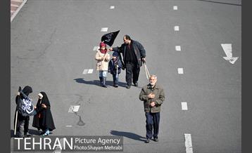 اجتماع عزاداران فاطمی در میدان هفت تیر 37