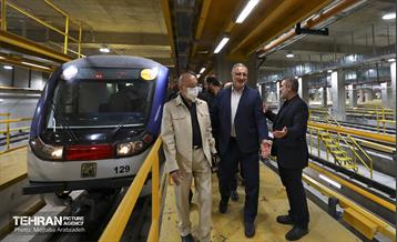 افتتاح بزرگ‌ترین پایانه زیرزمینی قطارهای شهری در کشور