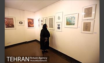 نمایشگاه گروهی نقاشی خط دو رکعت گریستن در آستین آسمان 10