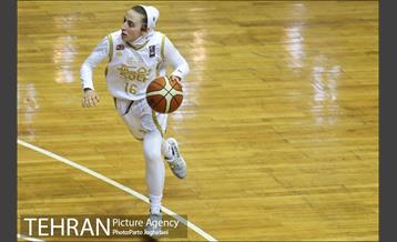 دیدار بسکتبال زنان  مهرام و گروه بهمن تهران 1