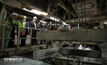 بازدید شهردار تهران از کارگاه ساخت ایستگاه متروی حرم عبدالعظیم 23