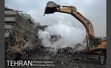 ششمین روز آواربرداری ساختمان پلاسکو -2 12