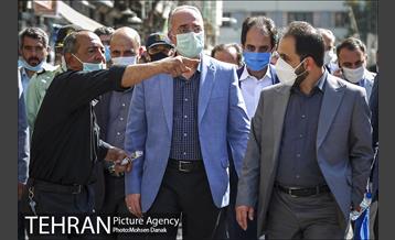 بازدید معاون فنی عمرانی از پروژه های منطقه 12