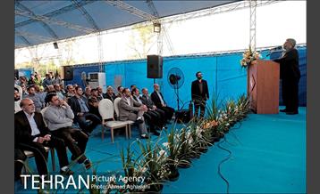 مراسم ورود ماشین حفار به ایستگاه B7 خط 7مترو 19