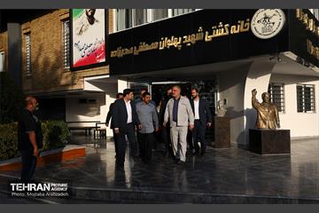 بازدید شهردار تهران از اردوی تیم ملی کشتی