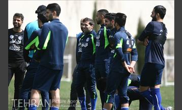 اخرین تمرین تیم فوتبال استقلال تهران در سال 95
