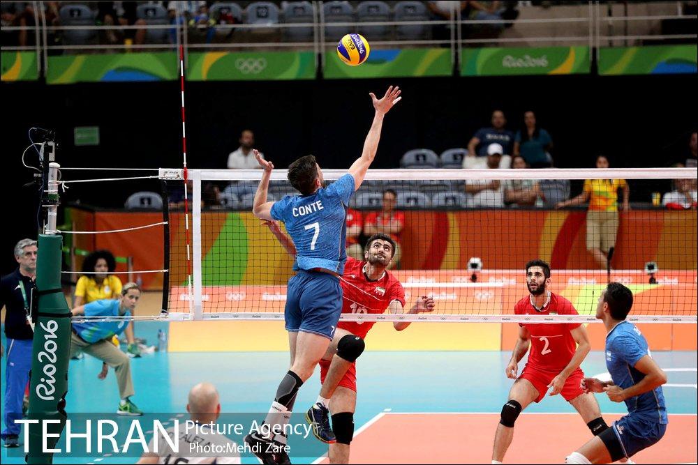 دیدار والیبال ایران و آرژانتین در المپیک ریو 1
