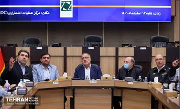 چهارمین جلسه ستاد مدیریت بحران کلانشهر تهران 19