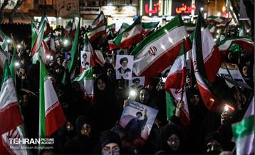 عزاداری هفتمین روز شهادت رهبر انقلاب در میدان بریانک 1