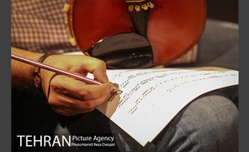 تمرین کنسرت آنلاین نغمه های تهران در برج میلاد 5